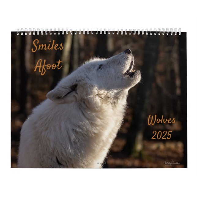 Calendário de 2025 dos Lobos Smile Afoot (Capa)