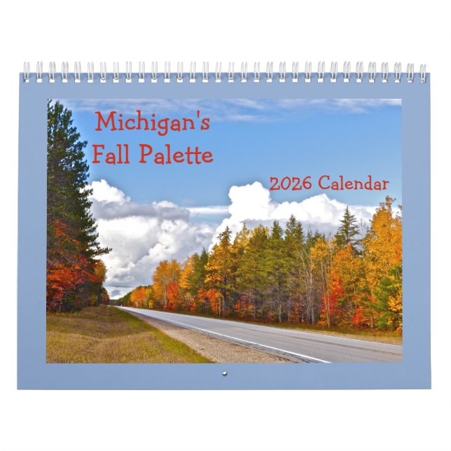 CALENDÁRIO DE 2025 "MICHIGAN'S FALL PALETTE" (Capa)