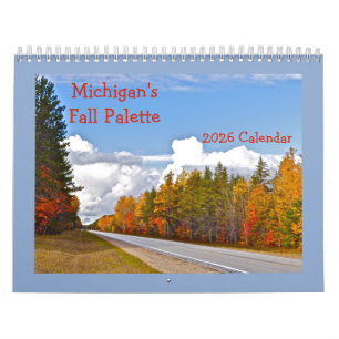 CALENDÁRIO DE 2025 "MICHIGAN'S FALL PALETTE"