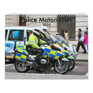 Calendário de 2026 da Polícia de Motociclos
