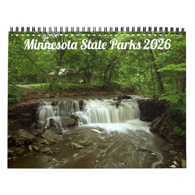 Calendário de 2026 do Minnesota State Parks (Capa)