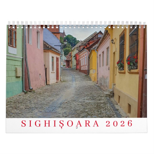 Calendário de 2026 em Sighisoara (Capa)