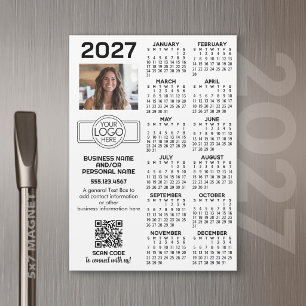 Calendário de 2027 logotipo do escritório, Código