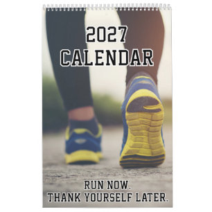 Calendário de 2027 para Motivação de Corrida de Mu
