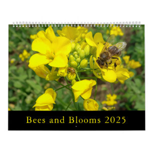 Calendário de Abelhas e Blooms 2025