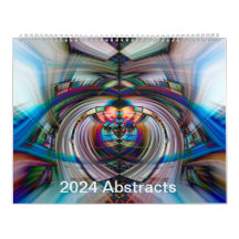 Calendário de Abstrato 2024