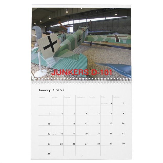 calendário de aeronaves de 2013 (Jan 2027)