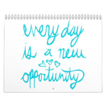 Calendário de afirmações positivas