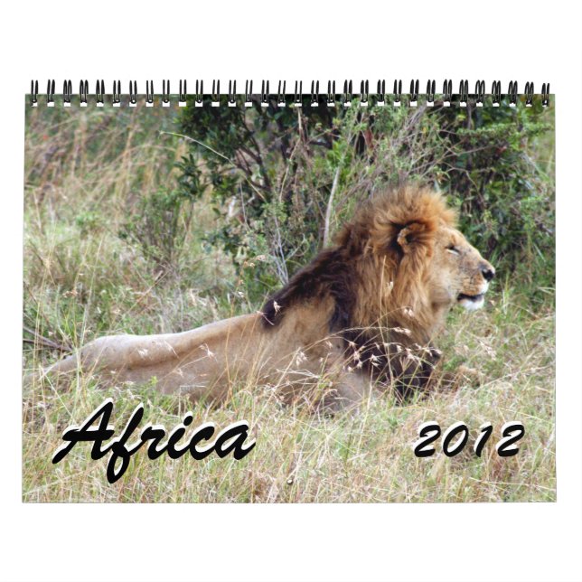 calendário de África 2012 (Capa)