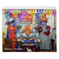 Calendário de Altares y Ofrendas