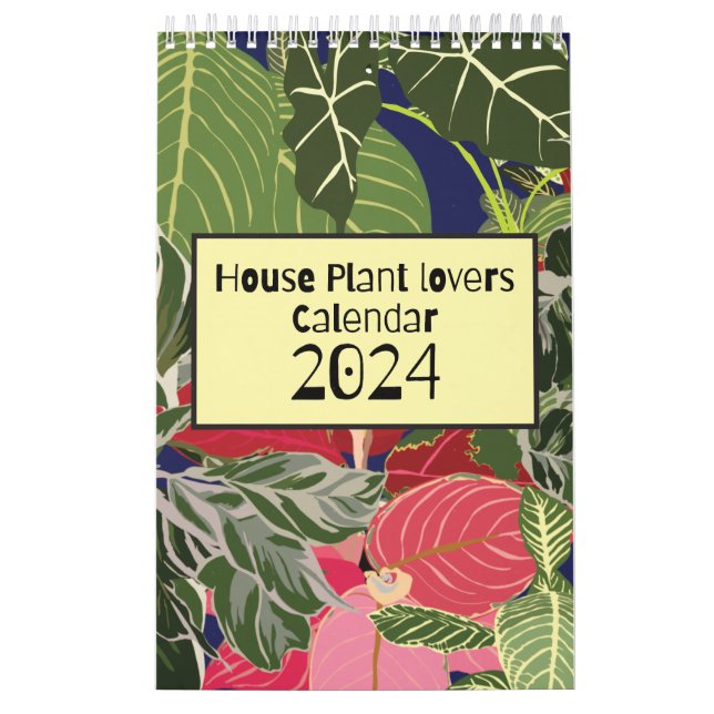 Calendário de Amantes de Planta da Casa (Capa)