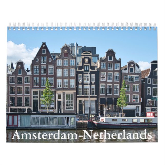 Calendário de Amsterdã-Holanda (Capa)