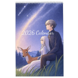 Calendário de Animes de 2026 (Imagens criadas por 