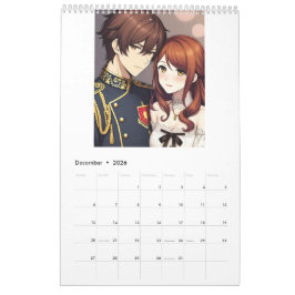 Calendário de Animes de 2026 (Imagens criadas por 