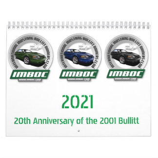 Calendário de Aniversário do 20 de Bullitt IMBOC 2