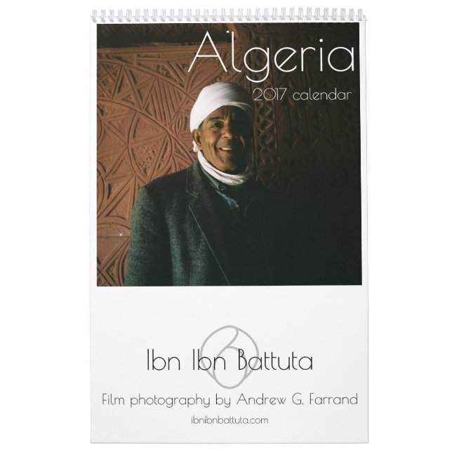 Calendário de ARGÉLIA 2017 por Ibn Ibn Battuta (Capa)