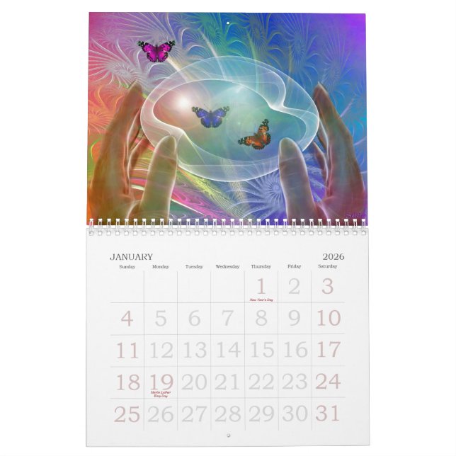 Calendário de Arte (Jan 2026)