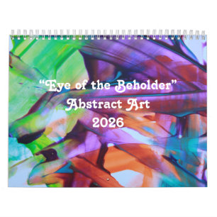 Calendário de Arte Abstrata 2026 “Olho do Observad