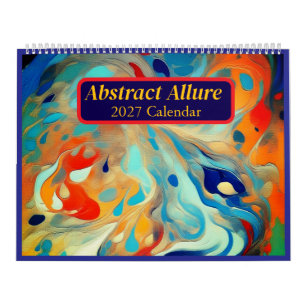 Calendário de Arte Abstrata Allure 2027