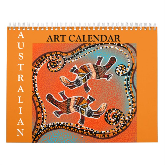 CALENDÁRIO DE ARTE AUSTRALIANO (Capa)