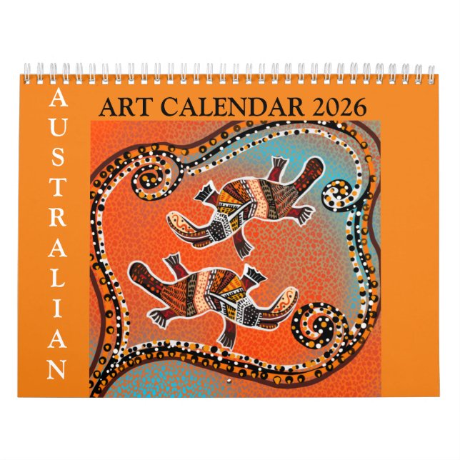 CALENDÁRIO DE ARTE AUSTRALIANO 2026 (Capa)
