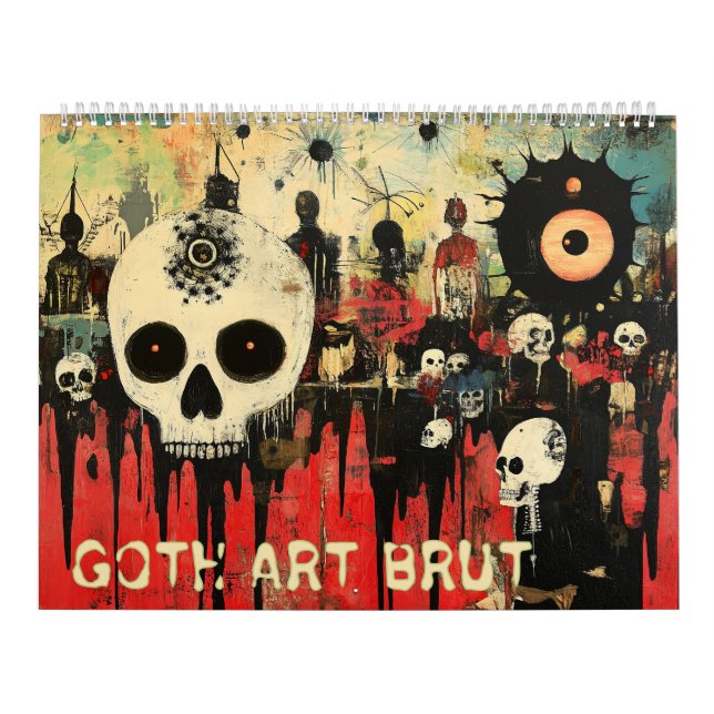 Calendário de Arte Bruta Gótica (Capa)