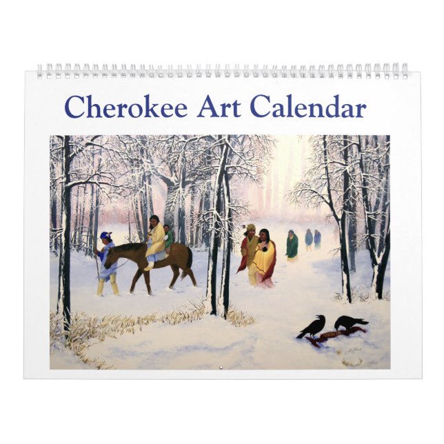 Calendário de Arte Cherokee (Capa)