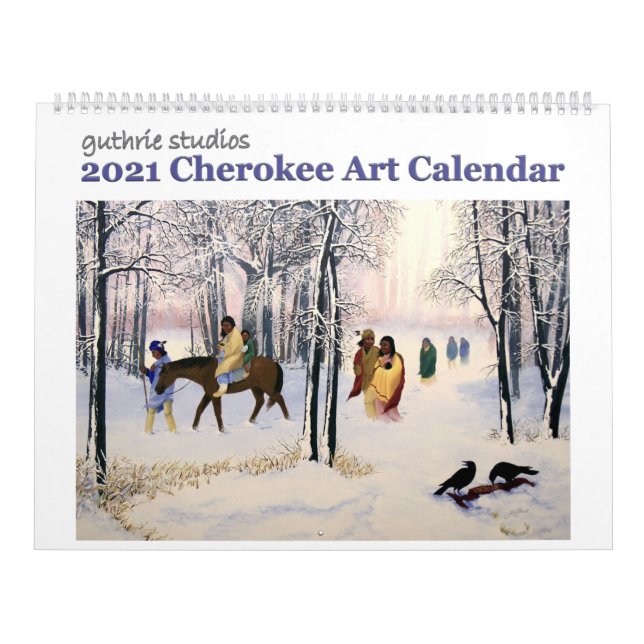Calendário de Arte Cherokee 2021 (Capa)