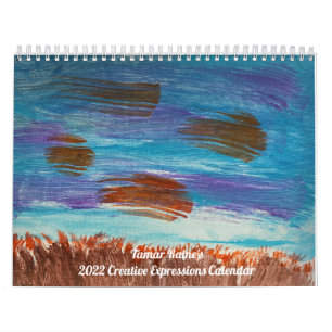 Calendário de Arte com muitas pinturas de Tamar R