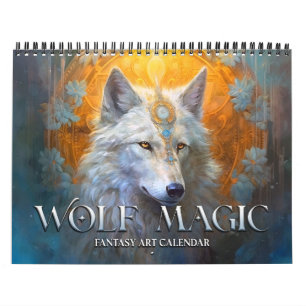 Calendário de Arte da Fantasia do Lobo 2026