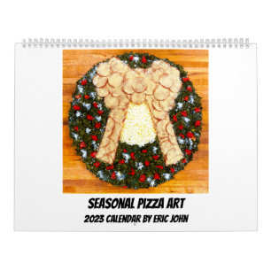 Calendário de Arte da Pizza Sazonal 2023