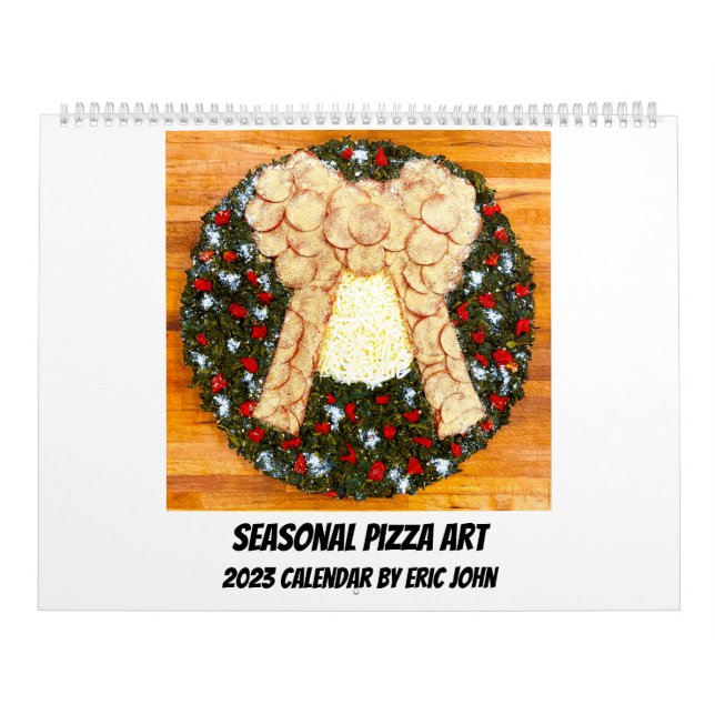 Calendário de Arte da Pizza Sazonal 2023 (Capa)