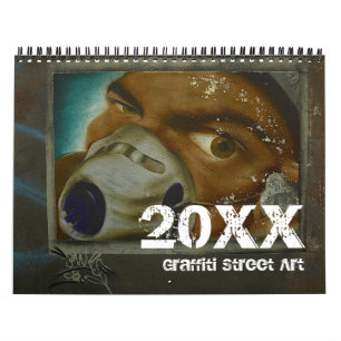 Calendário de Arte da Rua do grafite 20xx