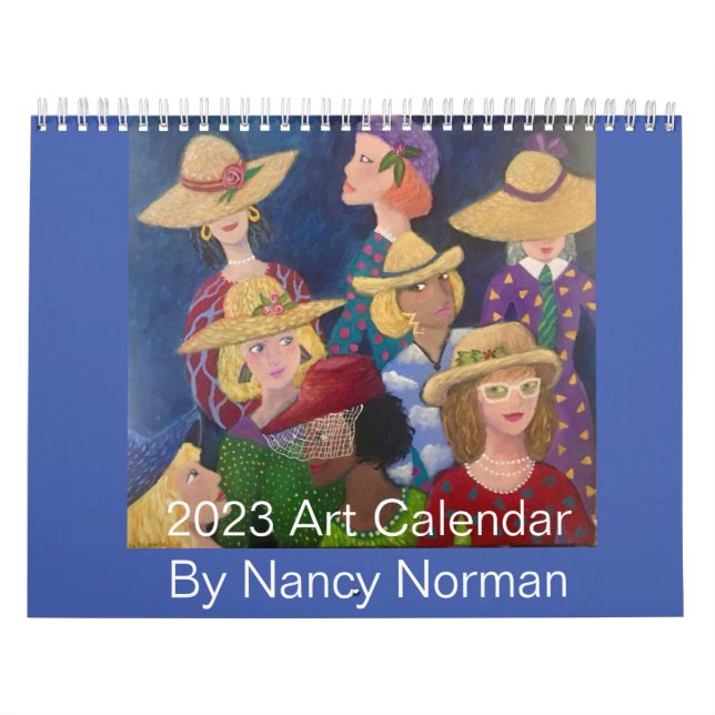Calendário de arte de 2023 de Nancy Norman (Capa)