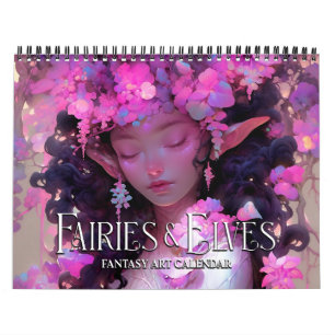Calendário de Arte de 2026 Fairies & Elves Fantasy