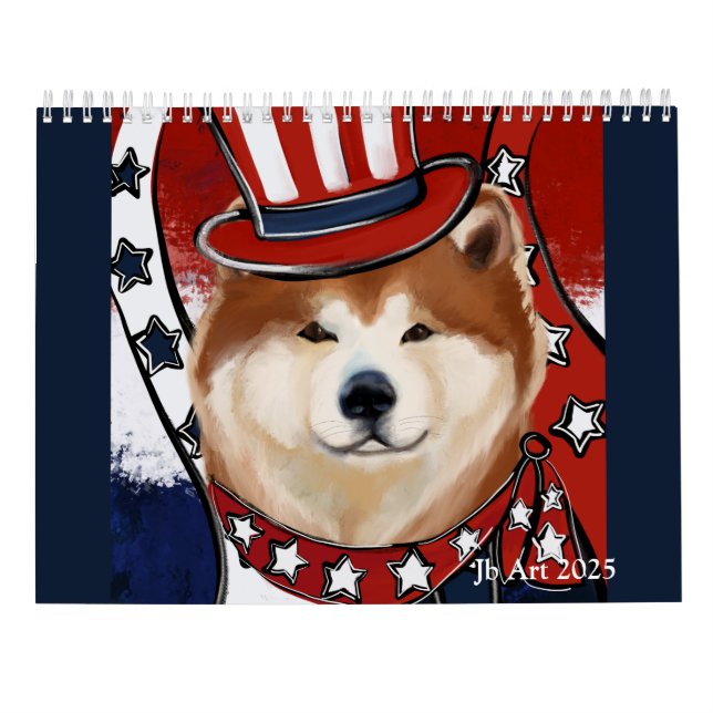 CALENDÁRIO DE ARTE DE AKITA  (Verso)