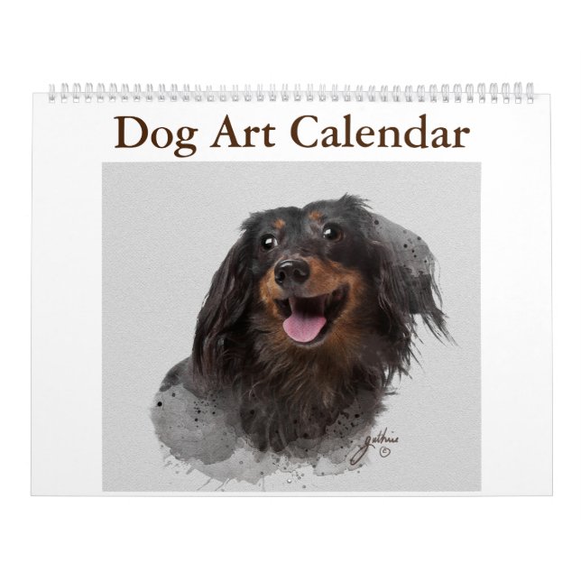 Calendário de Arte de Cães (Capa)