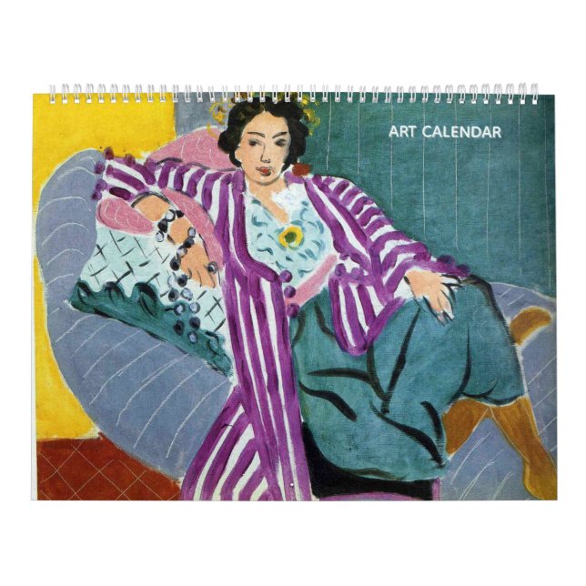 Calendário de Arte de Duas Páginas (Capa)