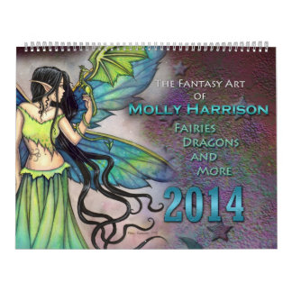 Calendário de Arte de Fadas e Fantasia de Molly Ha