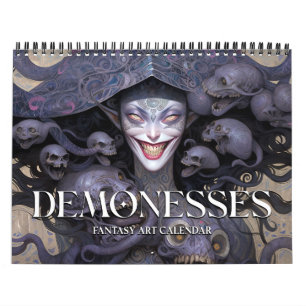 Calendário de Arte de Fantasia Sombria de Demoníac