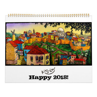 Calendário de Arte de Jonathan Kis-lev 2018