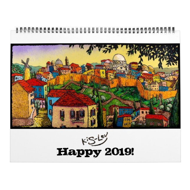 Calendário de Arte de Jonathan Kis-lev 2019 (Capa)