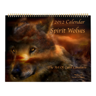 Calendário de Arte de Lobos Espirituosos 2012