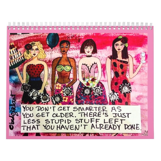 Calendário de arte de menina ruim (Capa)