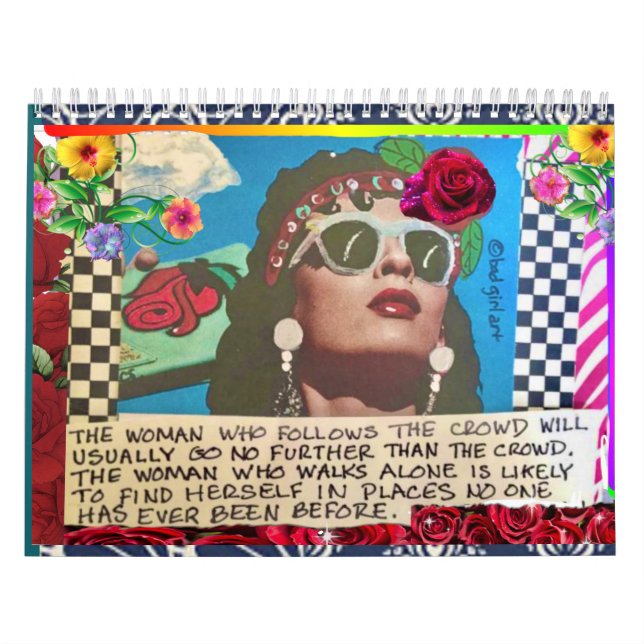 Calendário de arte de menina ruim (Capa)