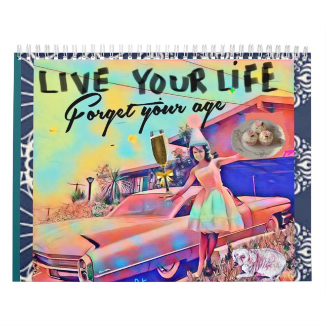 Calendário de arte de menina ruim (Capa)