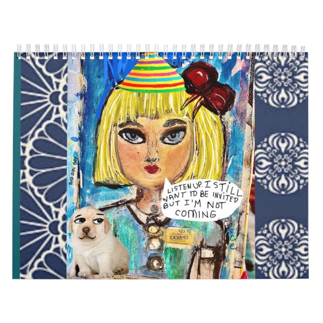 Calendário de arte de menina ruim (Capa)