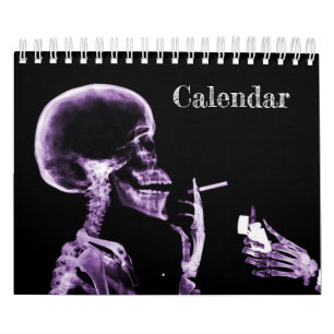Calendário de Arte de Raios X 4 - Roxo