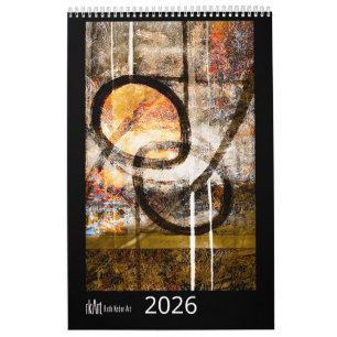 Calendário de Arte de Ruth Kedar 2026 em Preto
