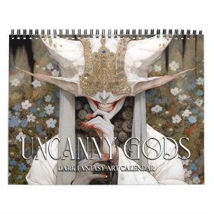 Calendário de Arte de Terror Fantasia Sombria Deus